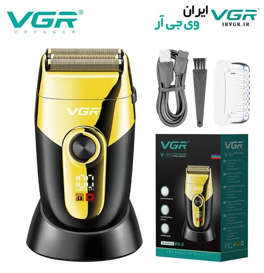 ماشین اصلاح وی جی آر مدل V-383 با تکنولوژی برش مستقیم و ضد آب